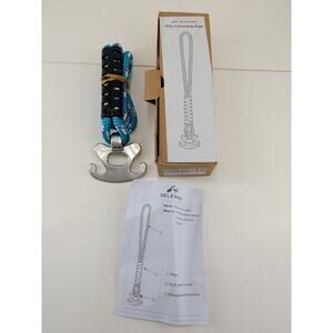 18" Tow Rope Quick Connector for Water Sport Tubes Boat Wakeboarding Skiing SS